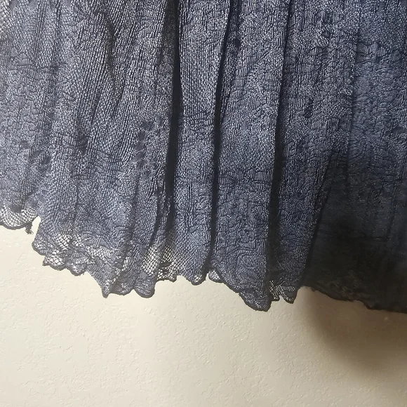 VTG CHICO'S 2000s, Vine Drifter A-Line stretch Maxi Skirt Size 1 US  M - Picture 2 of 6